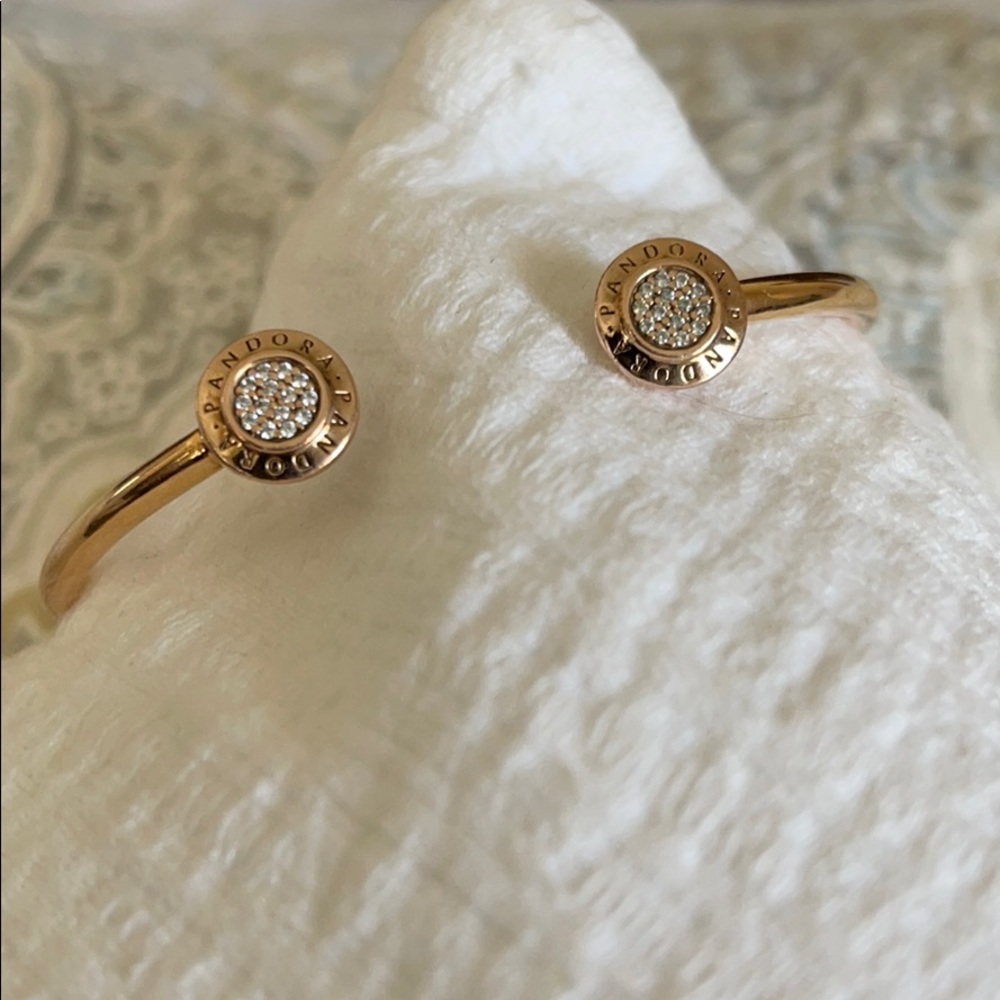 Pandora rose open bangle